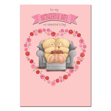 Wonderful Wife Forever Friends Valentines Day Card